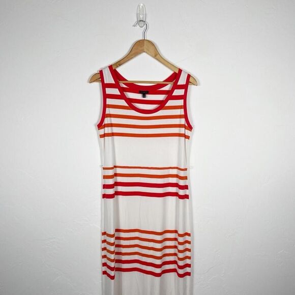 Talbots Women's Striped Maxi Dress - Size M - Picture 2 of 7